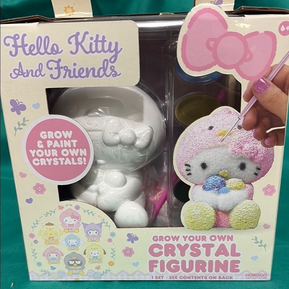 Sanrio Hello Kitty Crystal Craft Kit - Pink and White